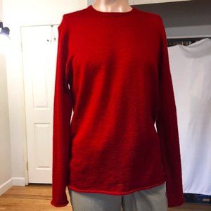EUC - Claiborne, Men, Crewneck Sweater, Long Sleeve, Red, size M